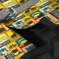 Фото Шлея для собак м'яка WAUDOG Clothes з QR паспортом, малюнок "Бетмен вінтаж", S2, В 46-50 см, С 43-45 см купити за ціною ₴501.00