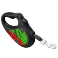Фото Повідець-рулетка для собак WAUDOG R-leash, малюнок "Калина", S, до 15 кг, 5 м, світловідбиваюча стрічка чорний купити за ціною ₴584.60