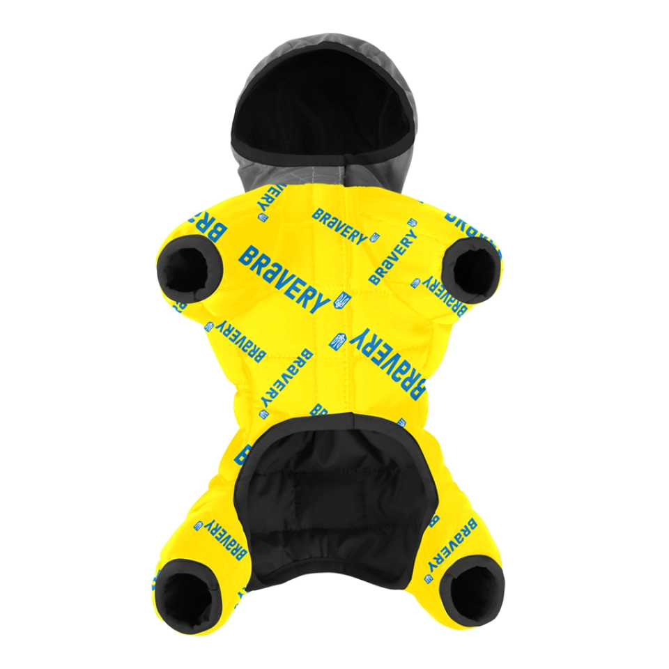 Фото Комбінезон для собак WAUDOG Clothes малюнок "Сміливість", M45, В 57-60 см, С 41-44 см купити за ціною ₴1826.00