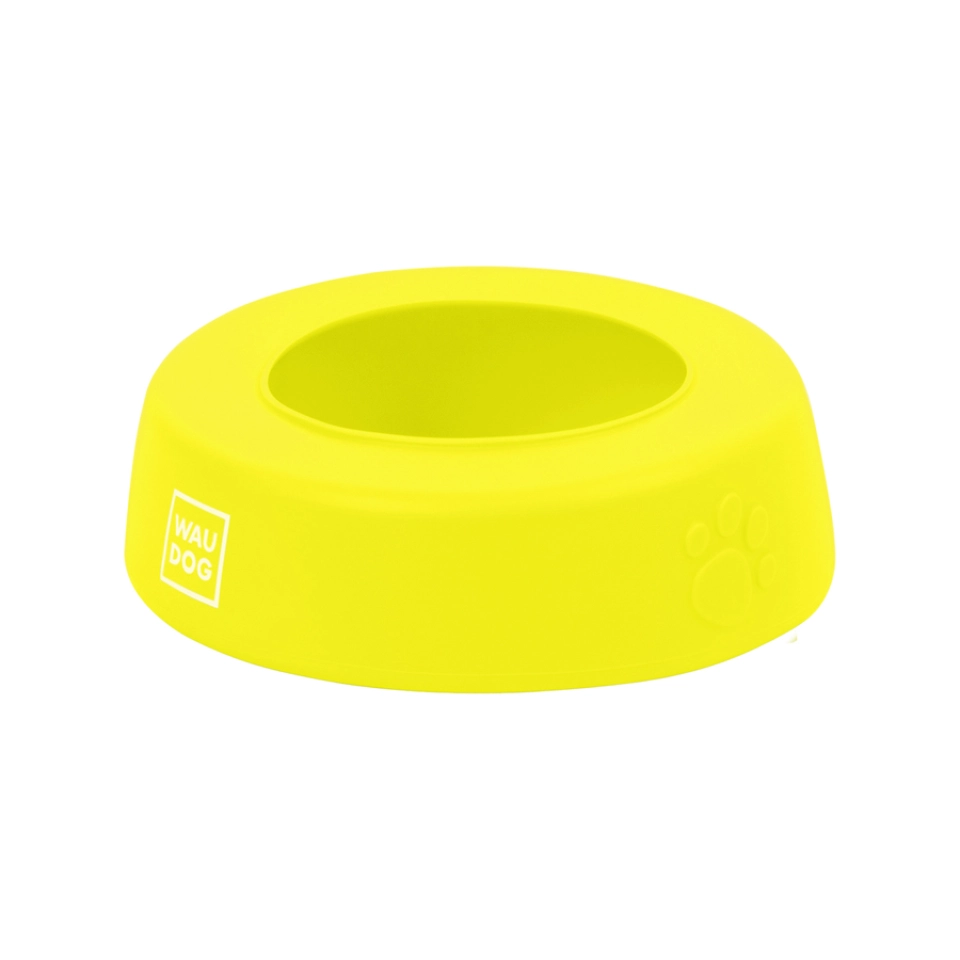 Фото Миска-непроливайка  WAUDOG Silicone, 750 мл жовтий купити за ціною ₴281.00