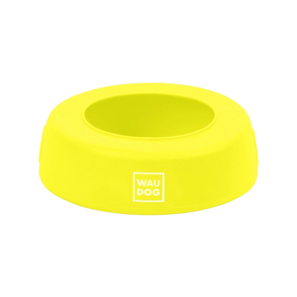 Фото Миска-непроливайка  WAUDOG Silicone, 750 мл жовтий купити за ціною ₴281.00