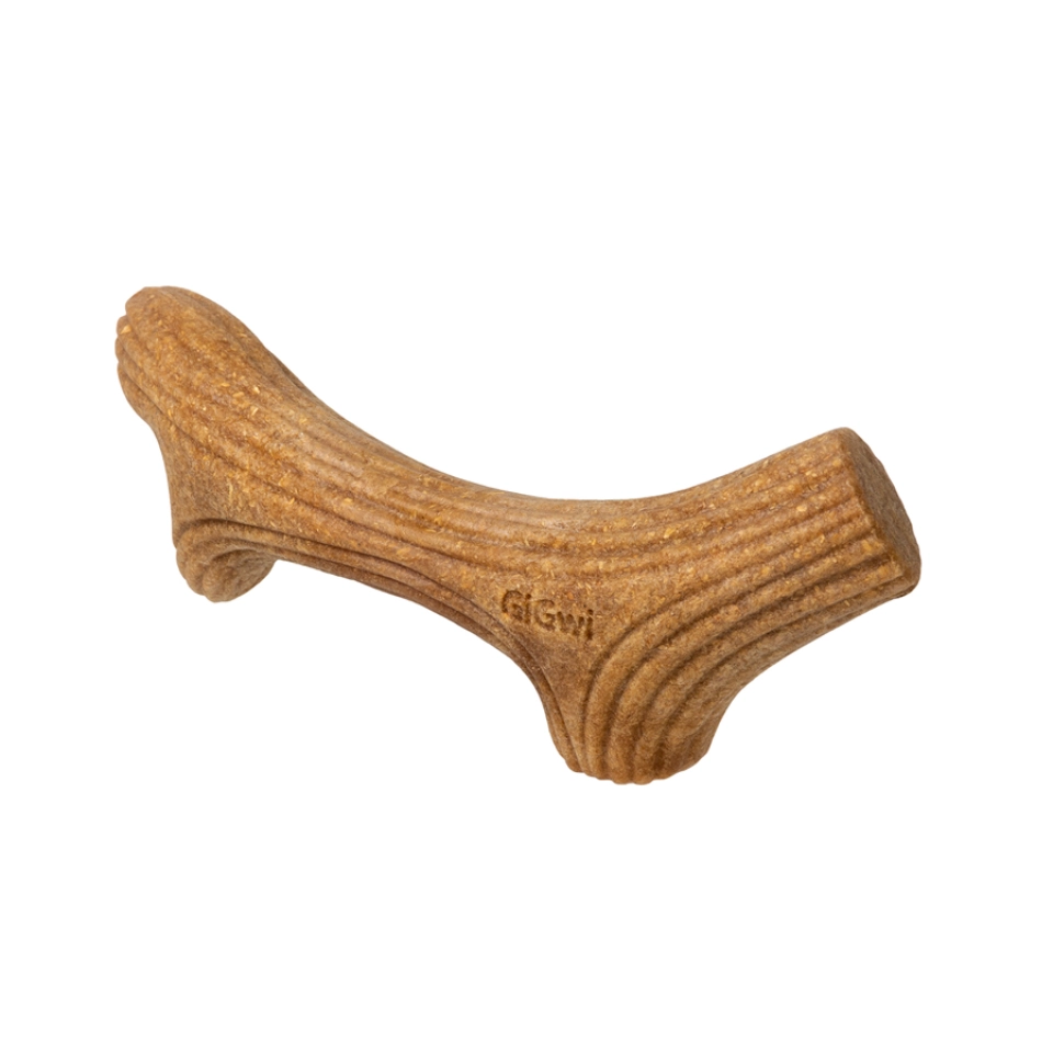 Фото Іграшка для собак Ріг жувальний GiGwi Wooden Antler, дерево, полімер, S купити за ціною ₴258.00