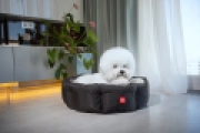 Фото Лежанка для собак WAUDOG Relax, малюнок "Диво - жінка", зі змінною  подушкою,M, Ш 42 см, Дл 52 см, В 19 см купити за ціною ₴1164.60