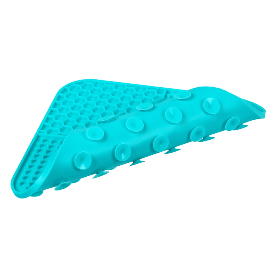 Фото Килимок для злизування WAUDOG Silicone, 190х190х10 мм, блакитний купити за ціною ₴226.00