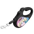 Фото Повідець-рулетка для собак WAUDOG R-leash, малюнок "Харлі Квін", L, до 50 кг, 5 м, світловідбиваюча стрічка чорний купити за ціною ₴1048.81