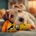 Фото Іграшка для собак WAUDOG Fun Plush Піца, плюш, 22,5х16 см з пискавкою та шарудінням купити за ціною ₴199.00