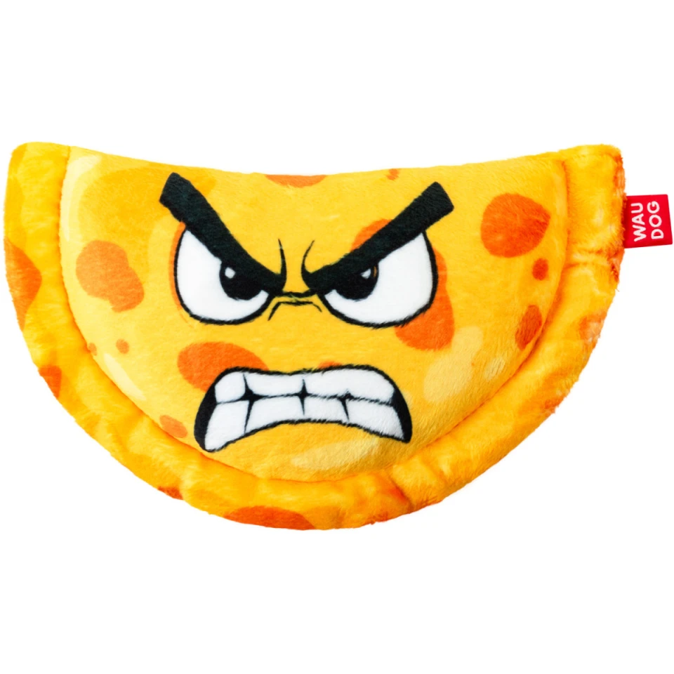 Фото Іграшка для собак WAUDOG Fun Plush Чебурек, плюш, 20х13 см, Жовтий купити за ціною ₴199.00