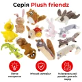 Фото Іграшка для собак Бегемот з мотузками та пищалкою GiGwi Plush Friendz, текстиль, 34 см Фіолетовий купити за ціною ₴612.00