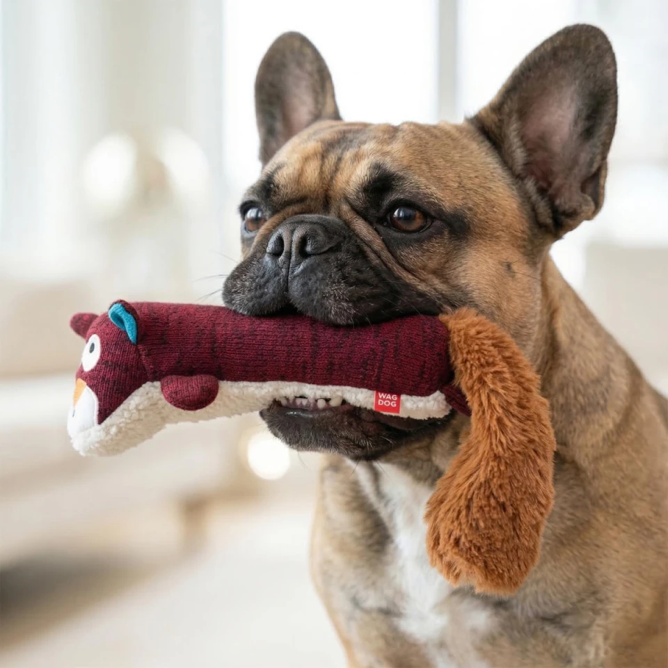 Фото Іграшка для собак WAUDOG Fun Plush Білка, трикотаж, M 18см купити за ціною ₴261.00