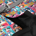 Фото Шлея для собак м'яка WAUDOG Clothes з QR паспортом, малюнок "Чудо-жінка комікс", XS3, В 32-35 см, С 22-24 см купити за ціною ₴393.00