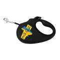 Фото Повідець-рулетка для собак WAUDOG R-leash, малюнок "Дім", S, до 15 кг, 5 м, світловідбиваюча стрічка чорний купити за ціною ₴584.60