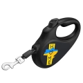 Фото Повідець-рулетка для собак WAUDOG R-leash, малюнок "Дім", S, до 15 кг, 5 м, світловідбиваюча стрічка чорний купити за ціною ₴584.60