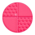 Фото Килимок для злизування і повільного харчування WAUDOG Silicone, 211х211х30 мм, рожевий купити за ціною ₴444.00