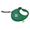 Фото Повідець-рулетка для собак WAUDOG R-leash з контейнером для пакетів, світловідбивна стрічка, L, до 40 кг, 5 м, зелений купити за ціною ₴765.00