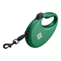 Фото Повідець-рулетка для собак WAUDOG R-leash з контейнером для пакетів, світловідбивна стрічка, L, до 40 кг, 5 м, зелений купити за ціною ₴765.00