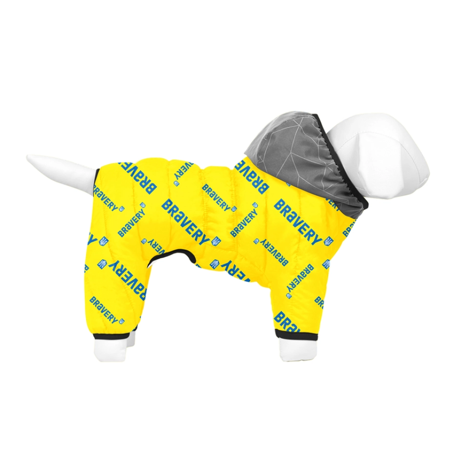 Фото Комбінезон для собак WAUDOG Clothes малюнок "Сміливість", XS30, В 40-43 см, С 27-30 см купити за ціною ₴823.00
