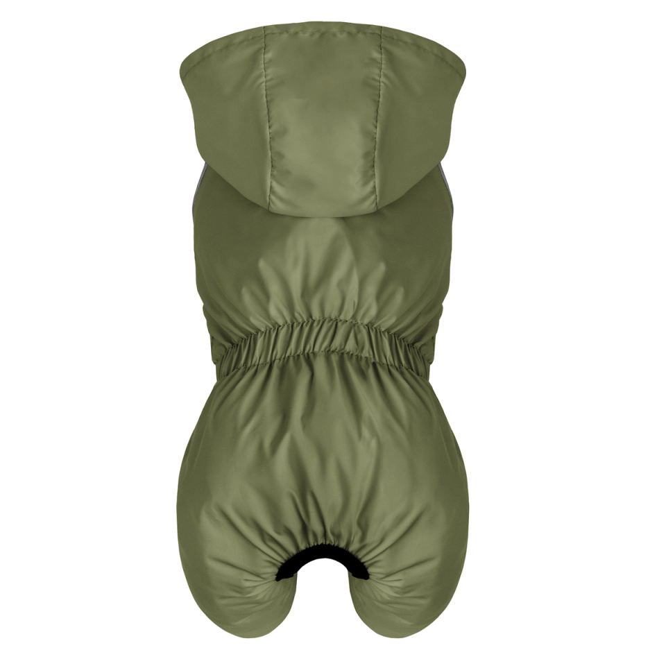Фото Комбінезон-дощовик для собак Barksi Textile Оливковий  2XS(205125) купити за ціною ₴503.00