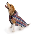 Фото Дощовик для собак Barksi Textile з капюшоном Печворк  L(17558719) купити за ціною ₴818.00