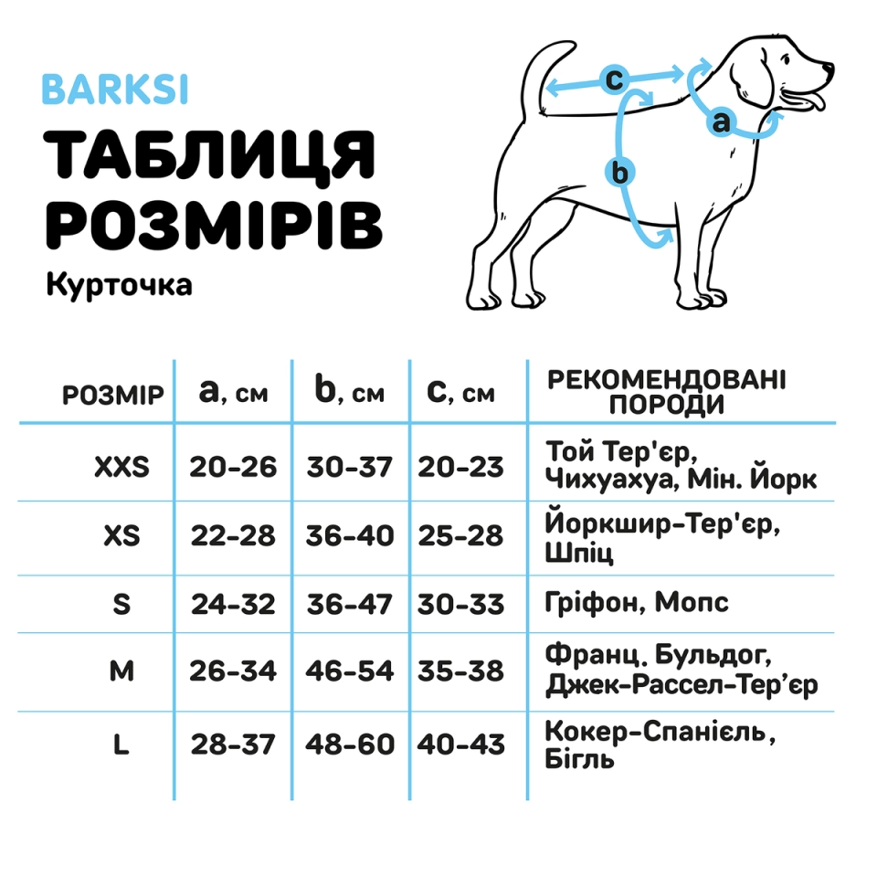 Фото Куртка для собак Barksi Textile Синя  M(185402) купити за ціною ₴809.00