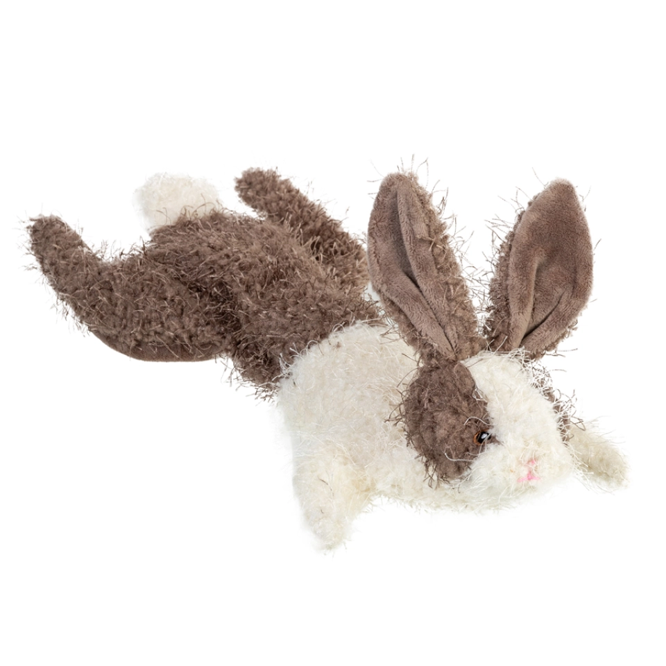 Фото Іграшка для собак Заєць, шкурка з пищалкою GiGwi Plush, текстиль, 47 см купити за ціною ₴539.00