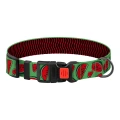 Фото Нашийник для Собак BronzeDog Urban Fruits Нейлоновий з Пластиковою Пряжкою Кавун  XL(53/8629) купити за ціною ₴169.20