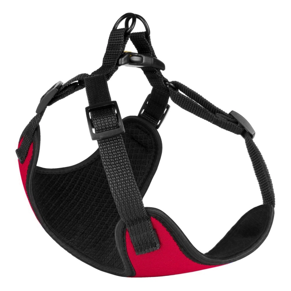 Фото Шлея для Собак Дрібних Порід BronzeDog Sport Неопрен 3D Сітка Червона S купити за ціною ₴438.00