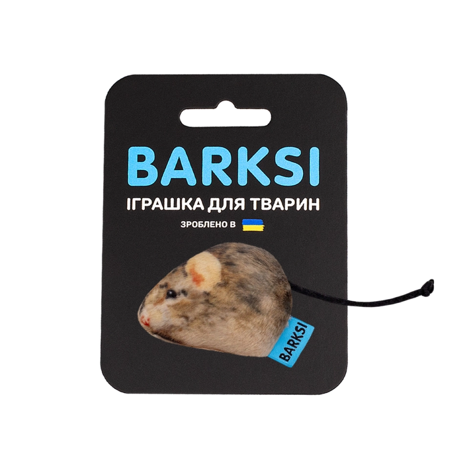 Фото Іграшка для Котів Barksi Мала Мишка з дзвіночком (3346) купити за ціною ₴68.40