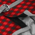 Фото Шлея для собак м'яка WAUDOG Clothes з QR паспортом, малюнок "Шотландка червона", XS4,В 36-39 см, С 26-28 см купити за ціною ₴446.00
