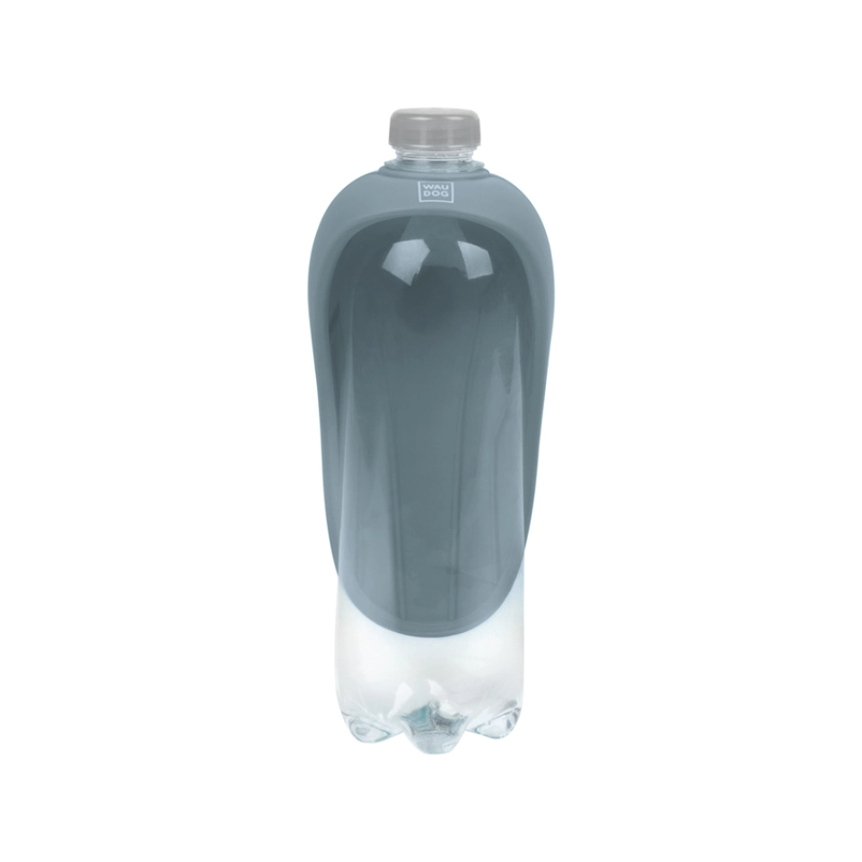 Фото Поїлка-насадка на пляшку WAUDOG Silicone, 165х90 мм сірий купити за ціною ₴141.00