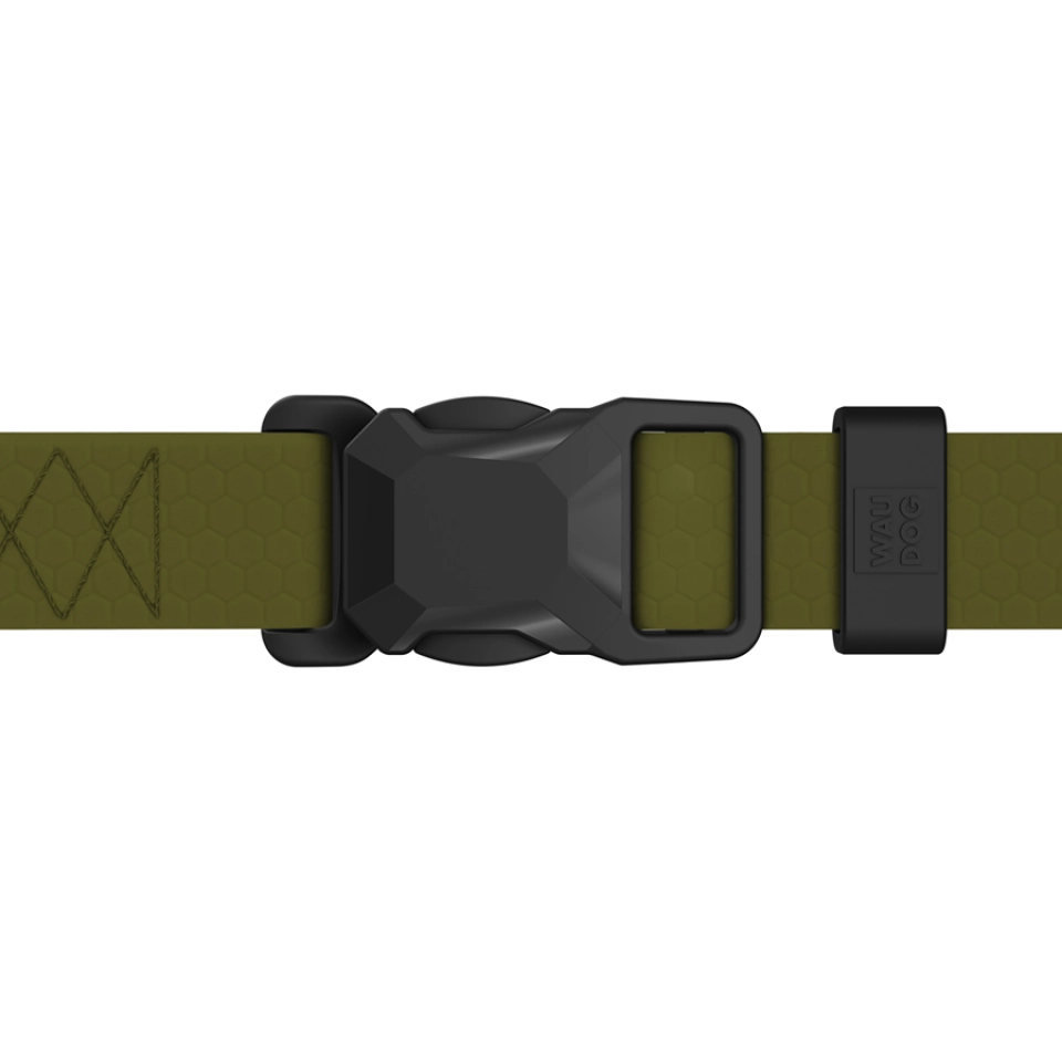 Фото Шлея для собак водостійка анатомічна Н-подібна WAUDOG Magnet з QR-паспортом, магнітна пряжка-фастекс, М, Ш 20 мм, А 40-66 см, В 48-80 см, хакі купити за ціною ₴939.00