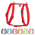 Фото Шлея для собак водостійка анатомічна Н-подібна WAUDOG Waterproof з QR-паспортом, пластикова пряжка-фастекс, S, Ш 15 мм, А 28-42 см, В 34-51 см, червоний купити за ціною ₴319.00