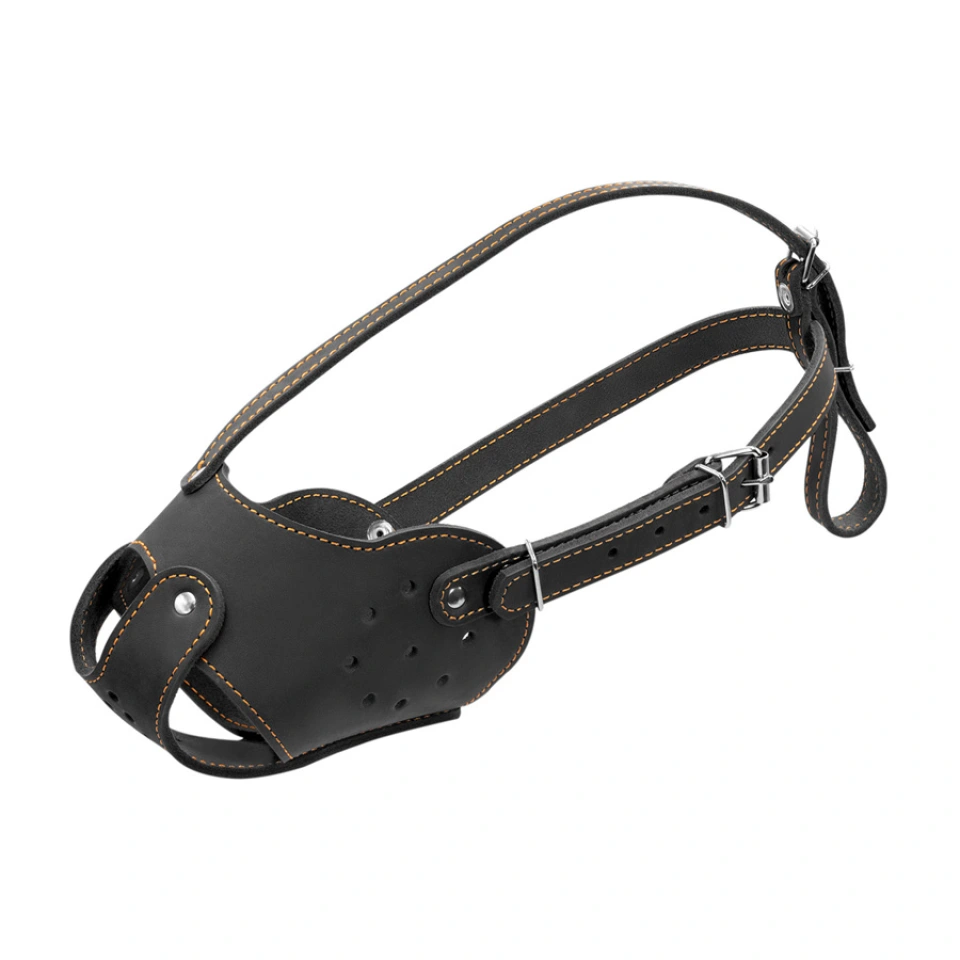 Фото Намордник "CoLLaR" (бультер'єр) чорний купити за ціною ₴1067.00