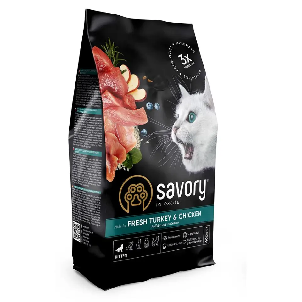 Фото Savory Kitten Chicken with Fresh Turkey купити за ціною ₴298.00