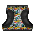 Фото Шлея для собак м'яка WAUDOG Clothes з QR паспортом, малюнок "Бетмен комікс", XS4,В 36-39 см, С 26-28 см купити за ціною ₴439.00