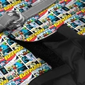 Фото Шлея для собак м'яка WAUDOG Clothes з QR паспортом, малюнок "Бетмен комікс", XS4,В 36-39 см, С 26-28 см купити за ціною ₴439.00