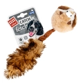 Фото Іграшка для собак Борсук з 2-ма пищалками GiGwi Catch &amp; fetch, штучне хутро, 26 см купити за ціною ₴403.00