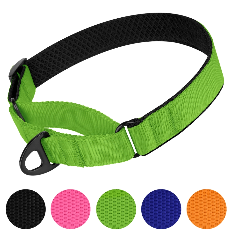 Фото Нашийник для Собак Мартінґейл BronzeDog Mesh Салатовий S купити за ціною ₴138.00