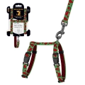 Фото Шлея з Поводком для Котів та Дрібних Собак BronzeDog Urban Fruits Кавун  2XS(57/8629) купити за ціною ₴284.40