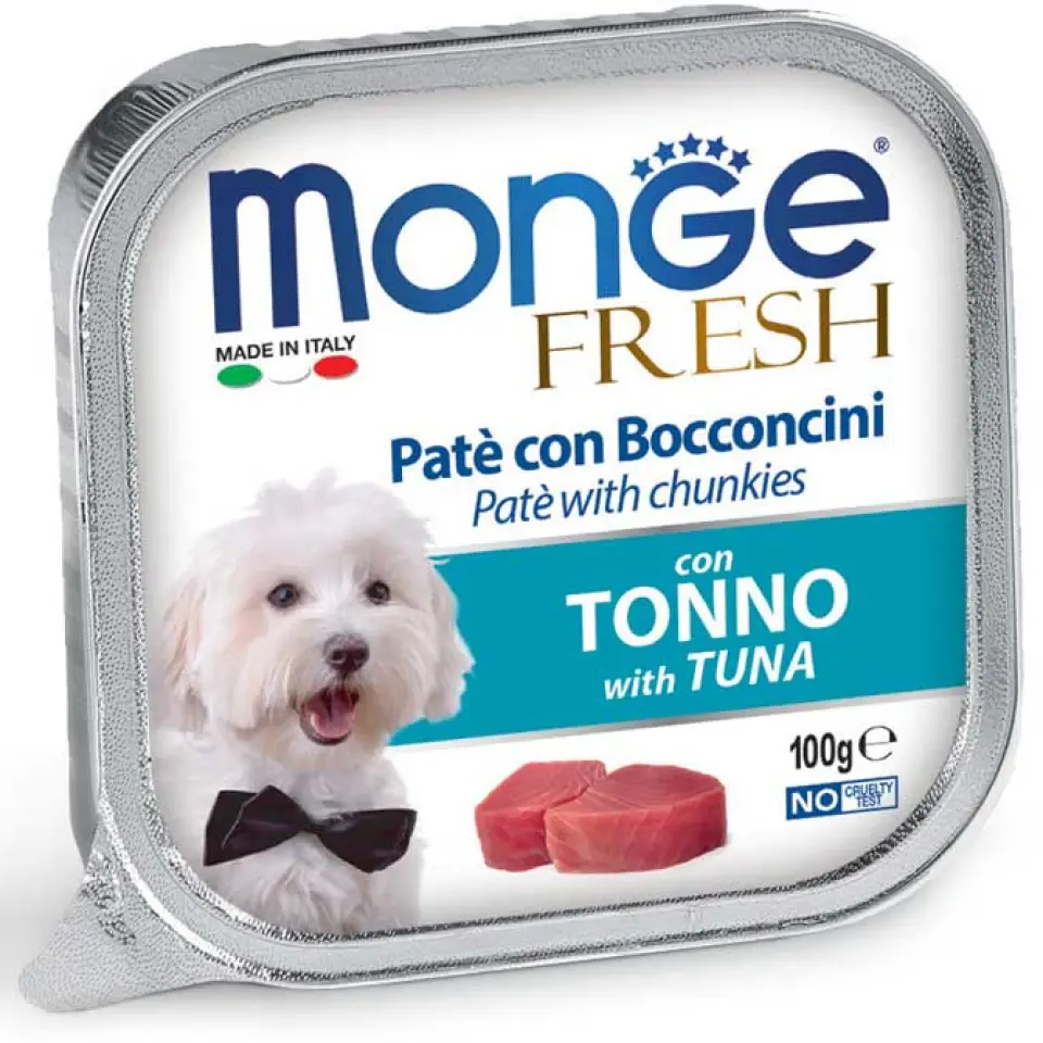 Фото Корм вологий для собак Монж Monge Dog FRESH з тунцем купити за ціною ₴53.00