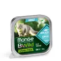 Фото Корм вологий для котів Монж Monge Cat Bwild Grain Free Wet Adult тріска з овочами купити за ціною ₴60.00