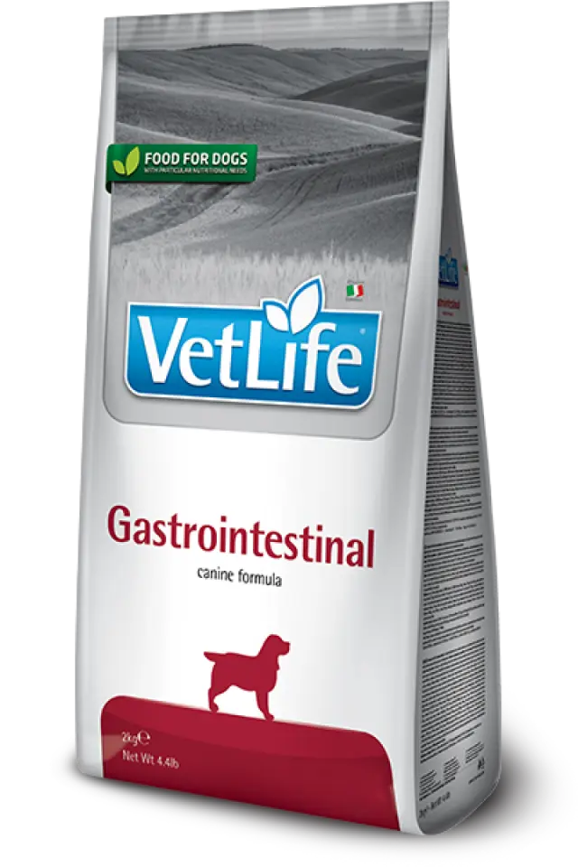 Фото Корм для собак Фарміна Vet Life Gastrointestinal при захворюванні ШКТ купити за ціною ₴1232.00
