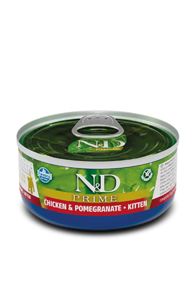 Фото Корм вологий для кошенят Фарміна N&D Grain Free PRIME CHICKEN KITTEN купити за ціною ₴88.00