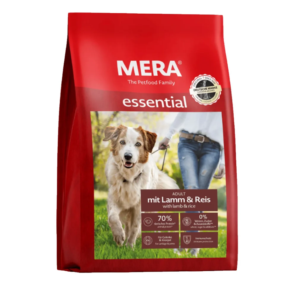 Фото Сухий корм Мера для собак MERA CARE Adult Lamb&Rice з ягням і рисом, 1 кг купити за ціною ₴341.20