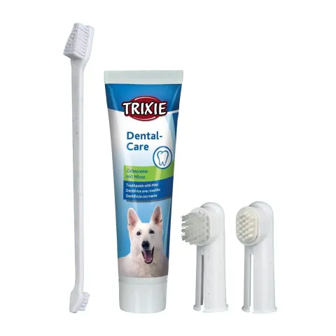 Зубна паста Trixie для собак з щіткою, 100г купити за ціною ₴259.00