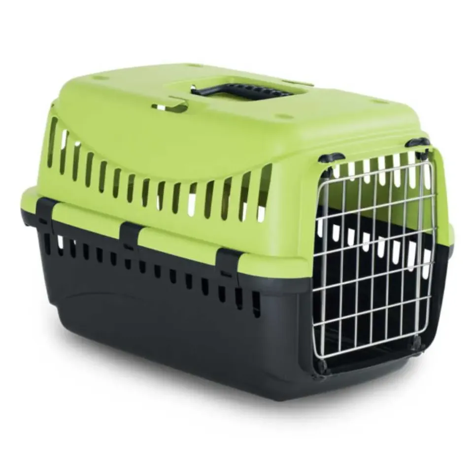 Фото Переноска  GIPSY 1 small Green, металеві дверцята, 46x31x32h см купити за ціною ₴552.30