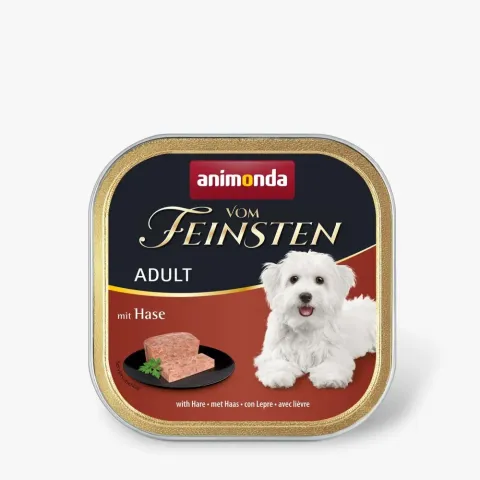 Корм для собак Animonda Vom Feinsten Adult with Rabbit консервований з кроликом, 150г купити за ціною ₴99.00