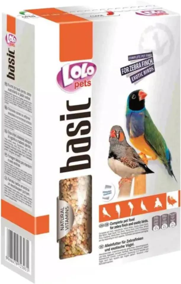 Фото Лоло Петс Lolo Pets корм для амадинів та екзотичних птахів 500 г купити за ціною ₴203.00