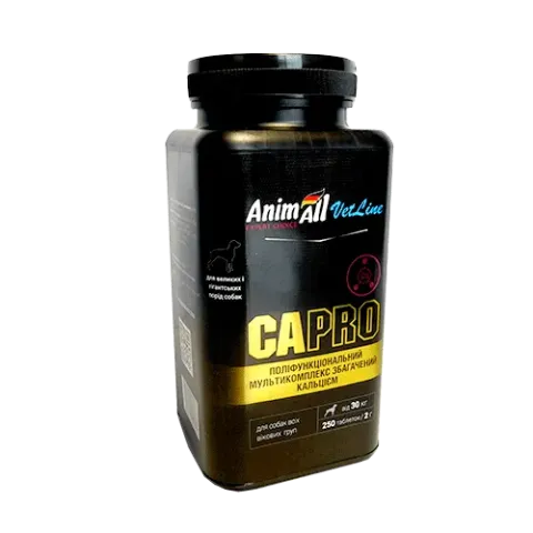 AnimAll VetLine Ca (Кальцій) PRO для великих порід собак 250 т. купити за ціною ₴444.00