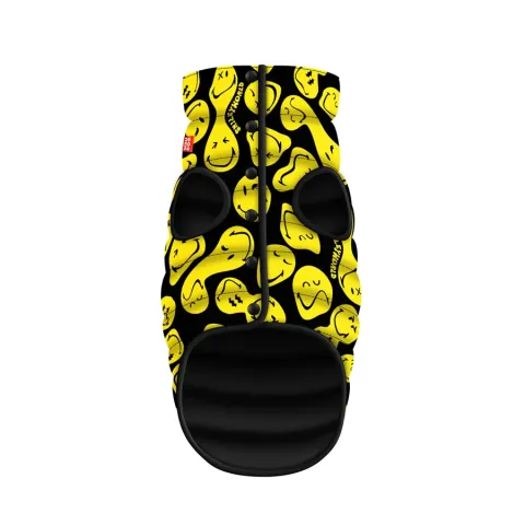 Курточка для собак WAUDOG Clothes малюнок "Смайли на чорному", S30, В 58-62 см, С 42-46 см купити за ціною ₴778.00