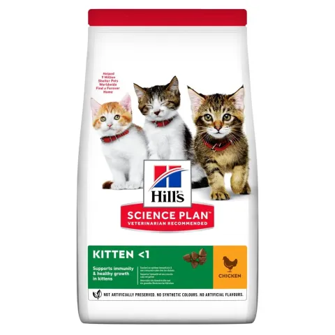 Hill's SCIENCE PLAN Kitten Сухий корм для кошенят і кішок у період вагітності та лактації, з куркою, 0,3кг купити за ціною ₴227.07